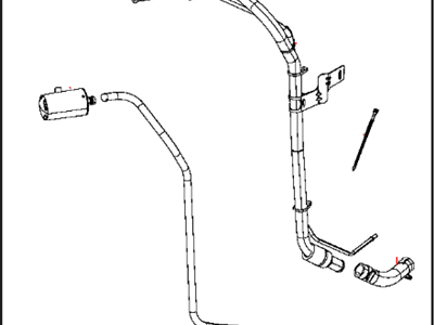 Mopar 4721290AP Tube Fuel Filler