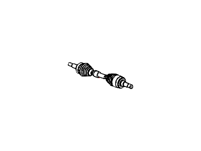 Chrysler 5017654AA SHAFT Axle Half