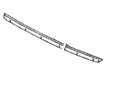 Dodge MB640479 PLATE, Front Bumper, Center Upper