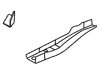 Dodge 5019776AA RAIL PACKAGE Rear Floor Pan Side