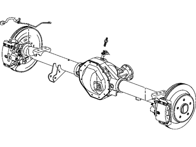 Dodge Ram 5500 Brake Line - 52013815AC