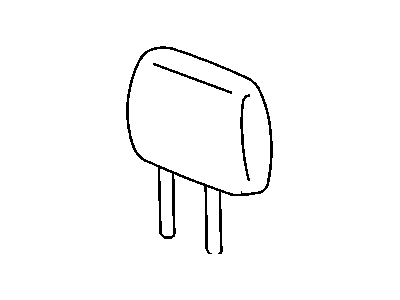 Chrysler 1GB881DAAA HEADREST Front