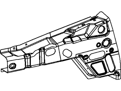 Mopar 68083018AC Reinforcement Fender