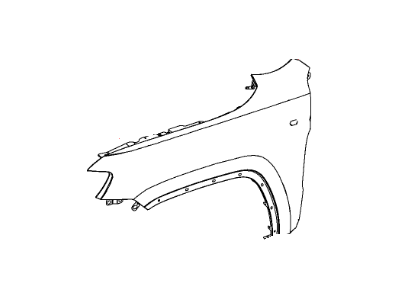 Mopar 55369596AC Panel Fender
