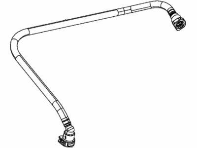 Jeep Crankcase Breather Hose - 68210346AD