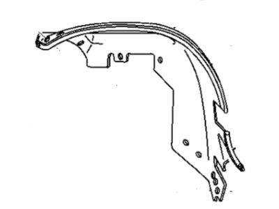 Mopar 4709363 Fender Liner, Inner