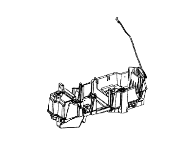 Jeep 68188030AA TRAY Battery With Washer Reservoir
