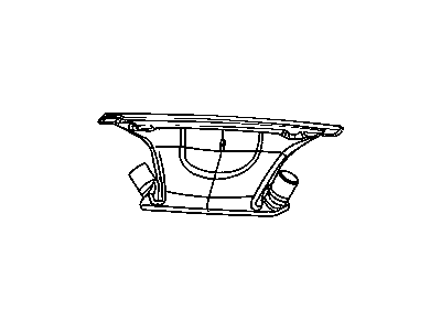 Dodge 5058829AC DUCT Defroster