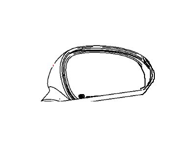 2014 Dodge Challenger Car Mirror - 1PY94LAUAB