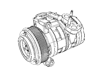Jeep Wrangler A/C Compressor - 55111306AA