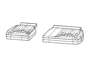 Mopar 7BE76LV5AA Cover Rear Seat Cushion 3RD Row