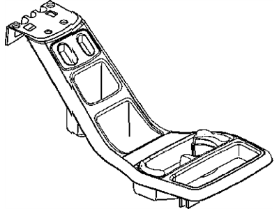 Dodge 1CM281DHAB PLATE Floor Console