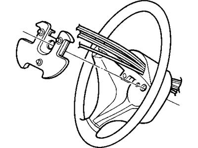 Chrysler Voyager Steering Wheel - GP41SC3