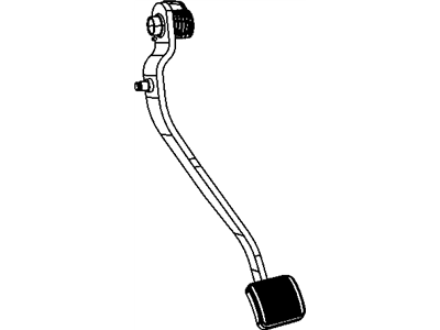 Jeep 52060412AC PEDAL AND PAD Clutch