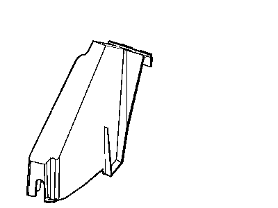 Dodge 4662051AE SUPPORT Footrest