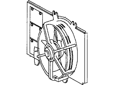 Dodge Neon Engine Cooling Fan - 4762349