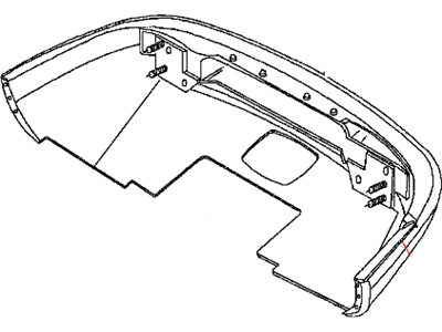 Dodge Viper Bumper - 5014555AA
