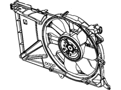 Jeep Engine Cooling Fan - 68249186AC
