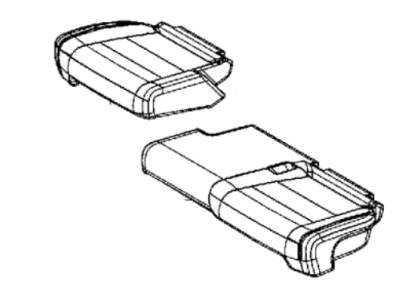 Jeep 7FB27DX9AA COVER Rear Seat Cushion