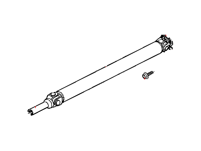 Dodge 52123001AA SHAFT Drive Rear 1-Piece