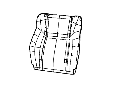 Dodge 5XH67DX9AA COVER Front Seat Back
