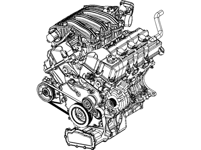 Mopar 68050325AA Engine Long Block