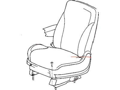 Chrysler 5000008AA PAD Heater Seat Back