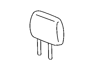 Chrysler 1ED681D2AA HEADREST Front