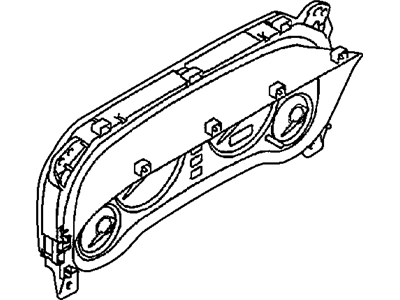 Chrysler 8100A014 METER ASSY Combination