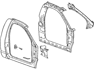 Dodge 5179202AB PANEL Body Side Aperture Complete