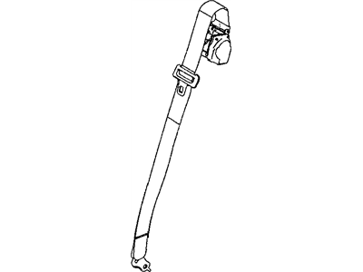 Jeep 5JX141DVAH SEAT BELT Retractor