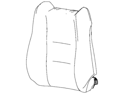 Jeep 6RT00DX9AB COVER Front Seat Back