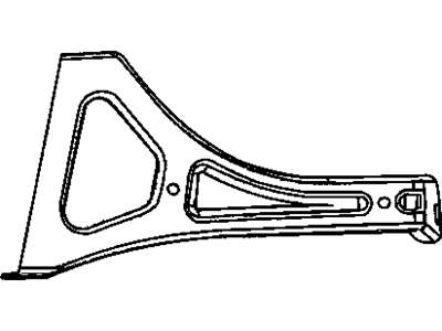 Dodge 55274868 BRACKET Rear Bumper Side