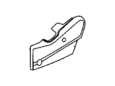 Dodge 1DH011D5AA SHIELD Seat Passenger Inboard