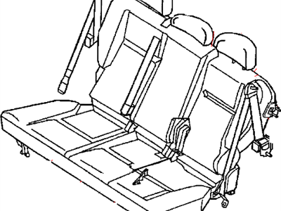 Chrysler PT Cruiser Seat Cushion - XN011DVAA