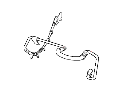 2004 Jeep Grand Cherokee Brake Line - 52080406AA