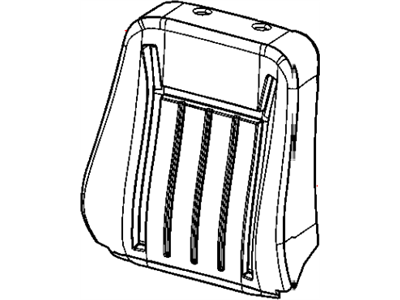 Dodge 5VM65XDVAA COVER Front Seat Back