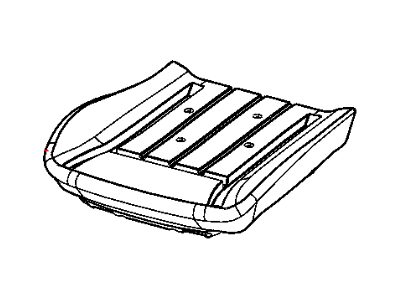 Dodge 5VM67XDVAA COVER Front Seat Cushion