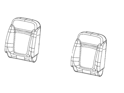 Jeep 6XU81U00AA Cover - Front Seat Back