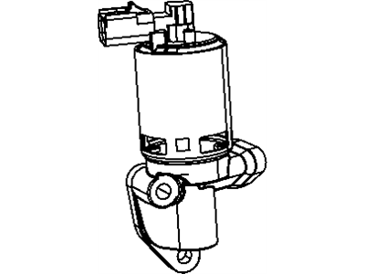 Jeep 4861674AB VALVE ASSY VALVE ASSY-EGR