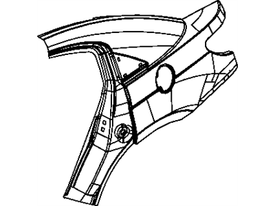Chrysler 68021031AD PANEL PACKAGE Body Side Aperture Rear