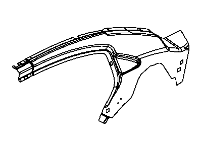 Chrysler 4389525AB PANEL Quarter Inner