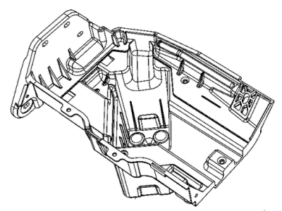 Jeep 68275818AD TRAY Battery Includes Heat Shields