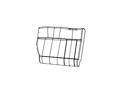 Dodge 1LZ421DVAA COVER Rear Seat Back 60% Side