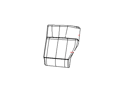 Dodge 1LZ391DVAA COVER Rear Seat Back 40% Side