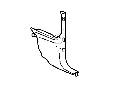 Dodge 5HD42WL5AC PANEL Cowl Side Trim