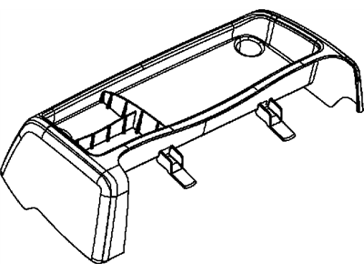 Ram 1RT17XDVAA TRAY Floor Console