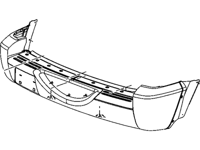 Mopar 55155996AC Step Pad Rear Bumper