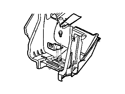 Dodge 5291370AA BRACKET Instrument Panel
