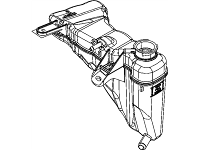 Mopar 55111260AC Bottle Coolant Recovery